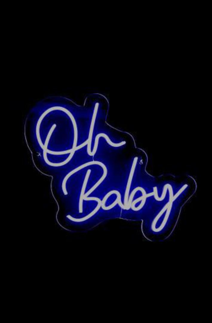 LED Neon "Oh Baby" Sign image 0